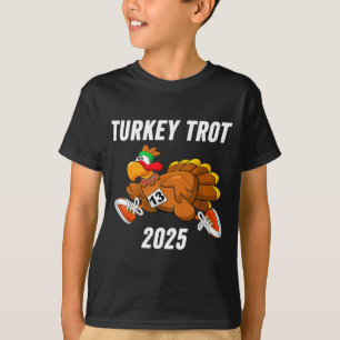Laufender Truthahn-Trottel-Thanksgiving 2025 Für J T-Shirt