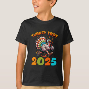 Laufender Truthahn-Trottel-Thanksgiving 2025 für J T-Shirt