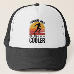 Laufender Vater Vatertag Geschenk Marathon Läufer  Truckerkappe