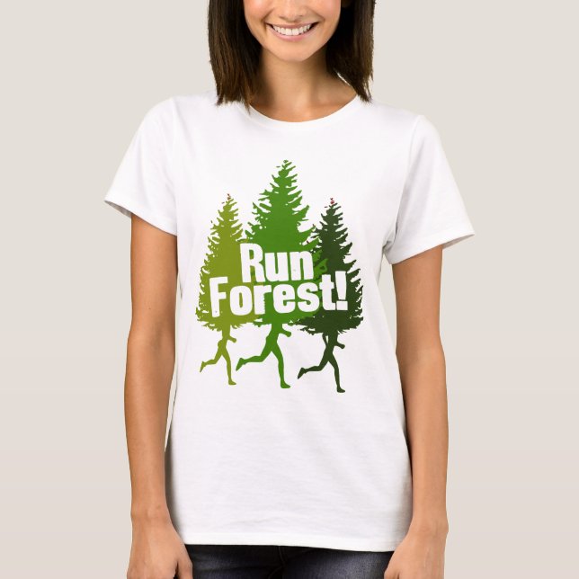Laufender Wald T-Shirt (Vorderseite)