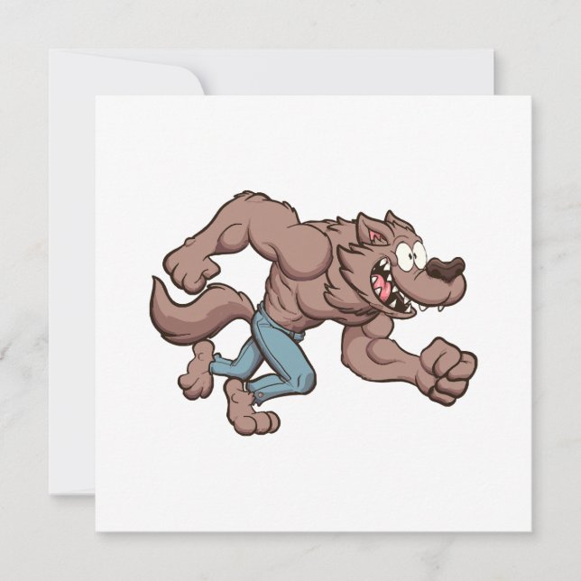 Laufender Werwolf (Vorderseite)