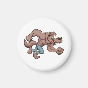 laufender Werwolf Magnet