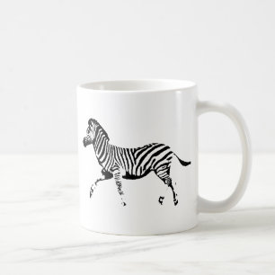 Laufender Zebra Kaffeetasse