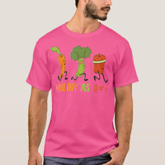 Laufendes Gemüse Karotte Brokkoli Pfeffer Läufer T-Shirt