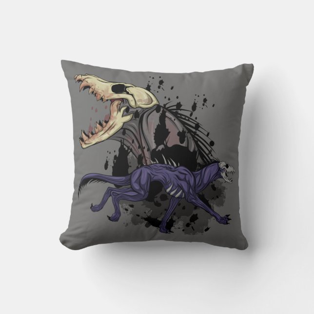 Laufendes Monster Kissen (Vorderseite)