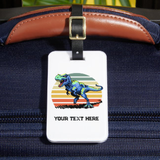 Laufendes T-Rex-Gepäckanhänger Gepäckanhänger