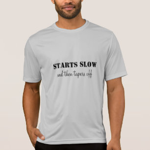 Laufendes T-Shirt beginnt langsames und verjüngt