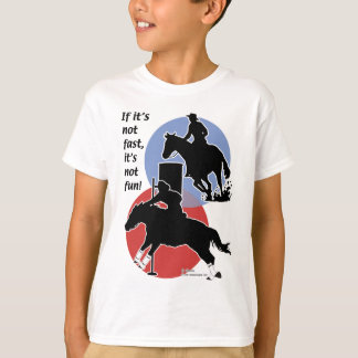 Laufendes u. Pole-Verbiegen Fass T-Shirt