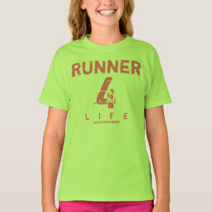 Läufer 4 Leben - Rosa und Limettengrün T-Shirt