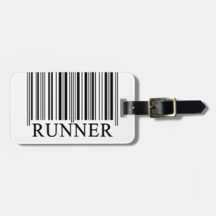 Läufer-Barcode Gepäckanhänger