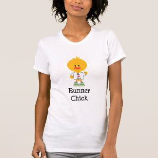 Läufer-Küken-halbes Marathon-Shirt T-Shirt