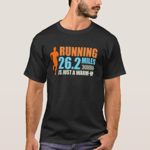 Läufer LÄUFT 26,2 MEILEN IST EIN AUFTAKT Lustiger T-Shirt