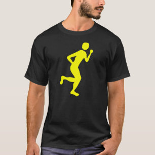 Läufer (Männlich) - Gelb T-Shirt