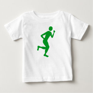 Läufer (Männlich) - Gras Grün Baby T-shirt