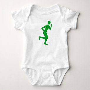 Läufer (Männlich) - Grasgrün Baby Strampler