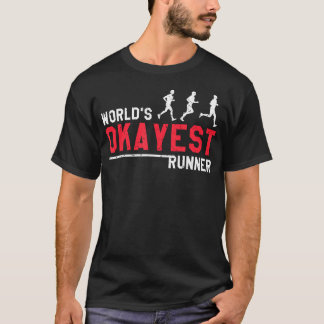 Läufer mit Durchschnittstempo Lustiger Jogging-Mar T-Shirt