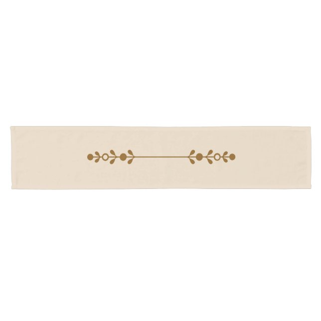 Läufer neutrales Landhaus Blumenmuster (Horizontal)