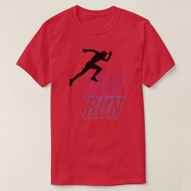 Läufer T-Shirt (Design vorne)