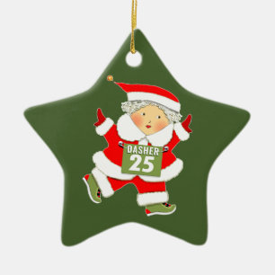 Läufer-Weihnachts-Sammelobjekt Keramik Ornament