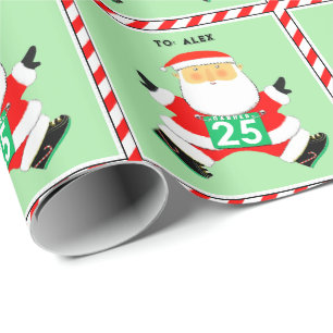 Läufer Weihnachtsgeschenk Verpackungspapier Geschenkpapier