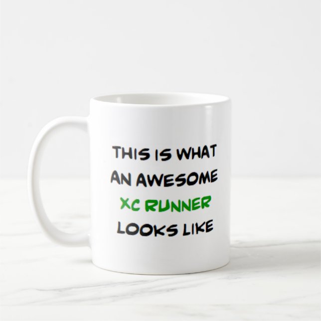 Läufer xc, phantastisch kaffeetasse (Links)