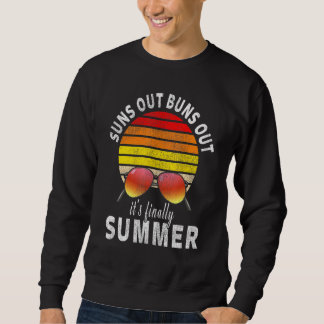 Läufert aus seinem letzten Sommer Retro-Vintag Sweatshirt
