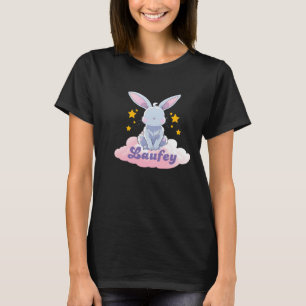 "Laufey Hase auf einer Wolke mit Sternen - Süßes D T-Shirt