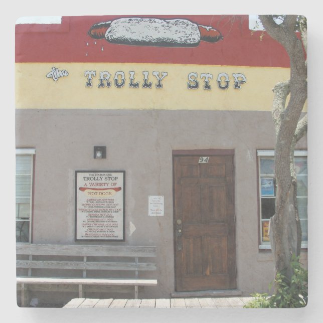 Laufkatze-Halt Steinuntersetzer (Vorderseite)