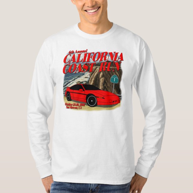 Lauf'langes Shirt Kaliforniens Küste Hülsen-08 (Vorderseite)