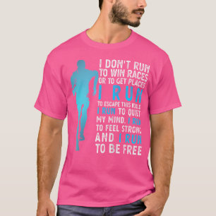 Laufmotivation für Läuferinnen Joggerinnen Athleti T-Shirt
