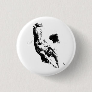 Laufpferd Button