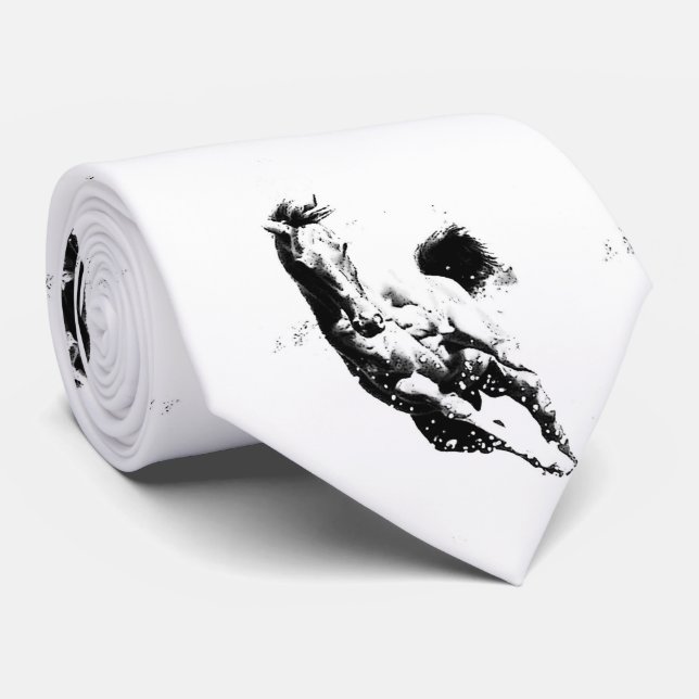 Laufpferd Krawatte (Gerollt)