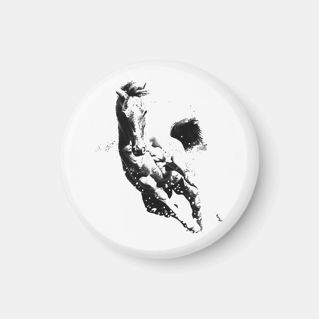 Laufpferd Magnet (Vorne)