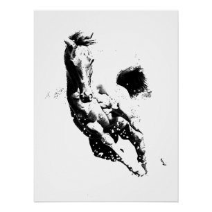 Laufpferd Poster