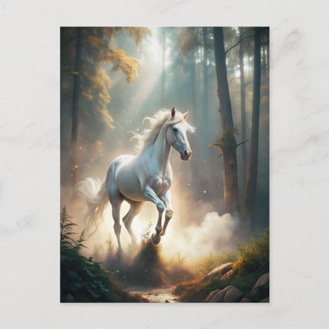 Laufpferd Postkarte (Vorderseite)