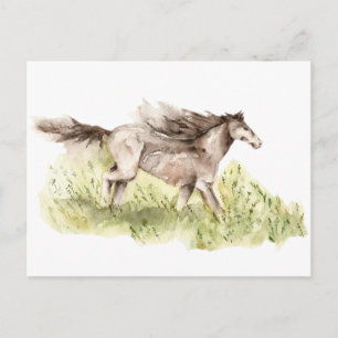 Laufpferd Postkarte