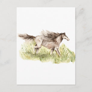 Laufpferd Postkarte