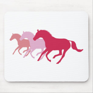 Laufpferd (rot) mousepad
