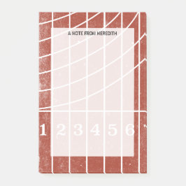 Laufspur für Läufer und Trainer Post-it Klebezettel