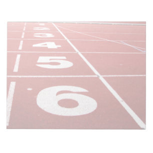 Laufspur Notizblock
