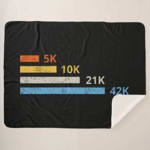 Laufstrecken II - 5K 10K 21K 42K Marathoner Sherpadecke