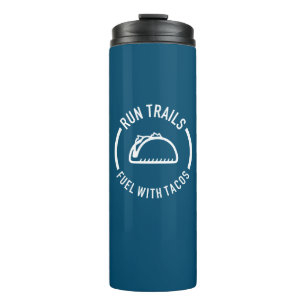 Laufstrecken mit Tacos Thermosbecher