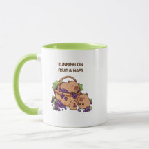Läuft auf Früchten und Nickerchen – Süße Capybara-