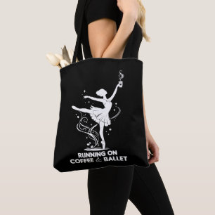 Läuft auf Kaffee und Ballett Lustiger Tanzlehrer T