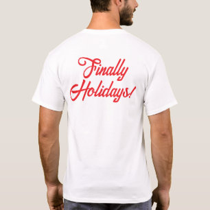Läuft auf Kakao und Fristen - Weihnachts-T-Shirt T-Shirt