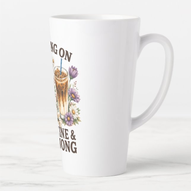 Läuft auf Koffein & Mahjong Milchtasse (Rechts)