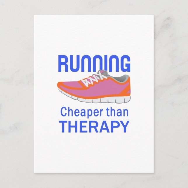 LAUFTHERAPIE POSTKARTE (Vorderseite)