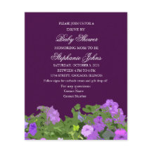 Laufwerk durch Babydusche Lila Blütenfarbe