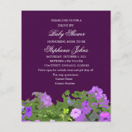 Laufwerk durch Babydusche Lila Blütenfarbe