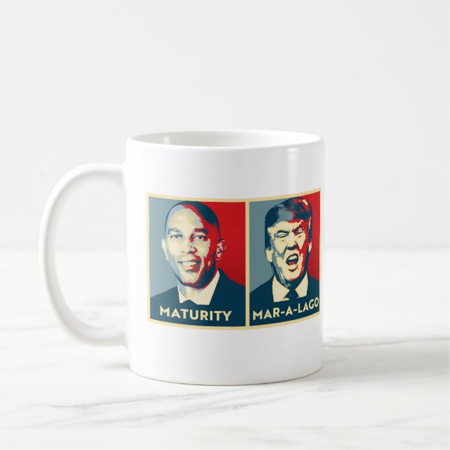 Laufzeit über Mar-a-Lago-Tasse Kaffeetasse (Links)